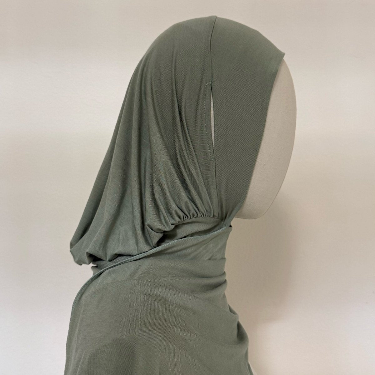 Instant Hijab | Snap-Close, Earphone-Friendly, Cotton Modal (MH225) - Mariam's Collection
