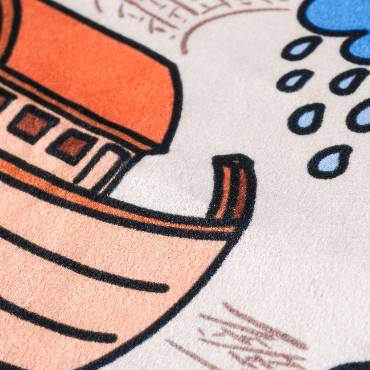 Interactive Islamic Illustrated Kids Prayer Mat (MR084) - Mariam's Collection