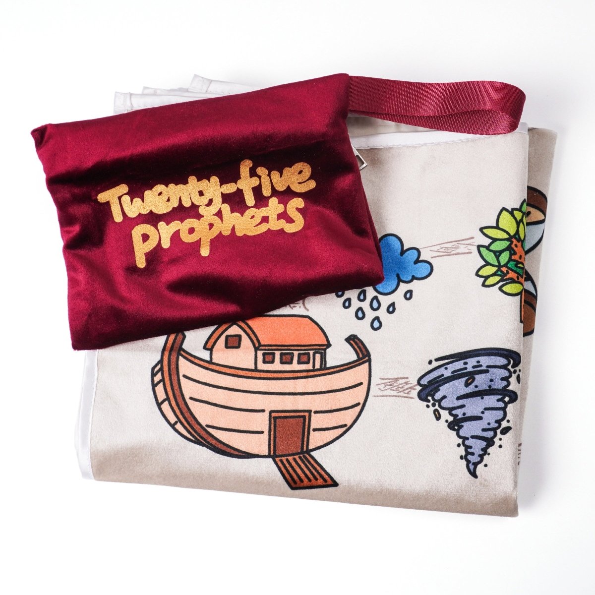 Interactive Islamic Illustrated Kids Prayer Mat (MR084) - Mariam's Collection