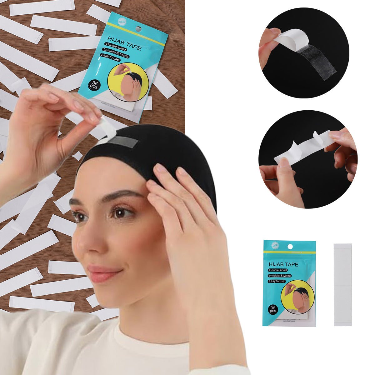 Invisible No - Slip Scarf Tape(MAC367) - Mariam's Collection