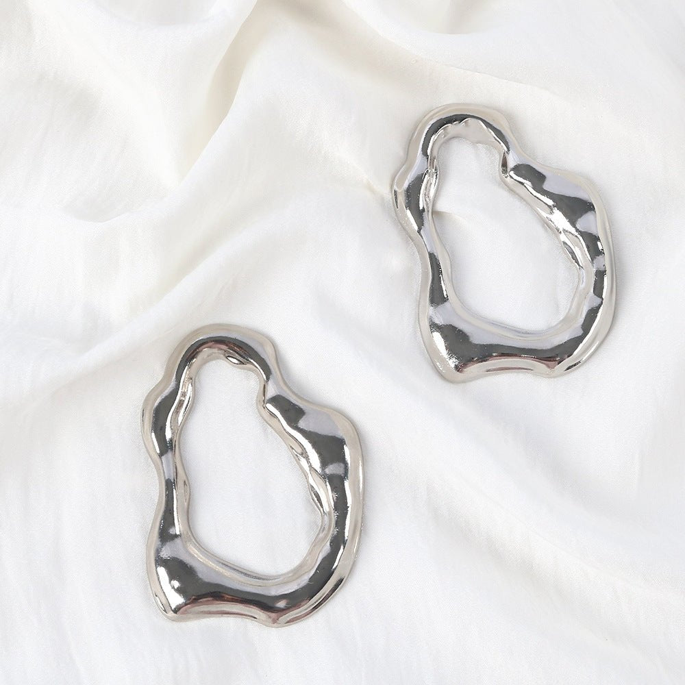 Irregular Metal Hijab Ring(MAC365) - Mariam's Collection