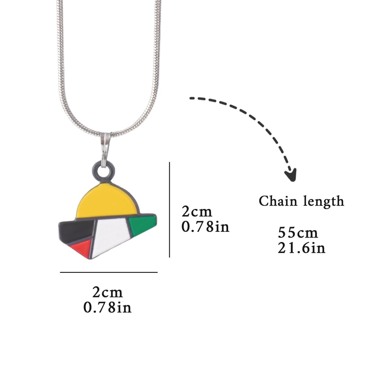 Islamic Charms Collection Inspired Geometric Pendants (MAC271) - Mariam's Collection