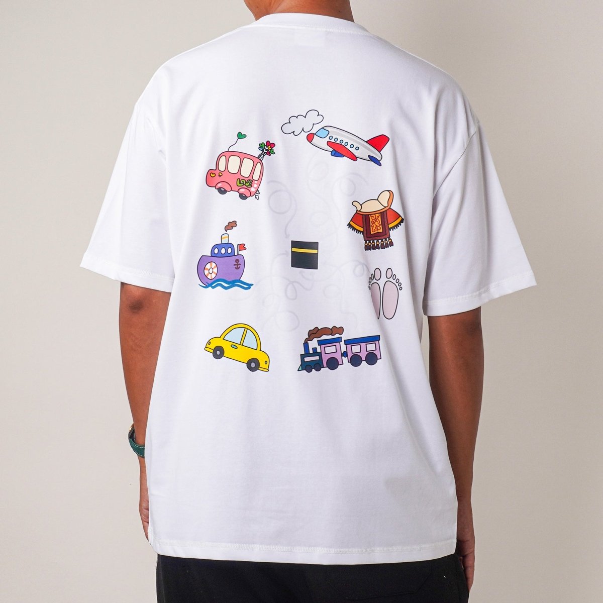 Islamic Style Artistic Design Short Sleeve T-Shirt Collection (MS182) - Mariam's Collection