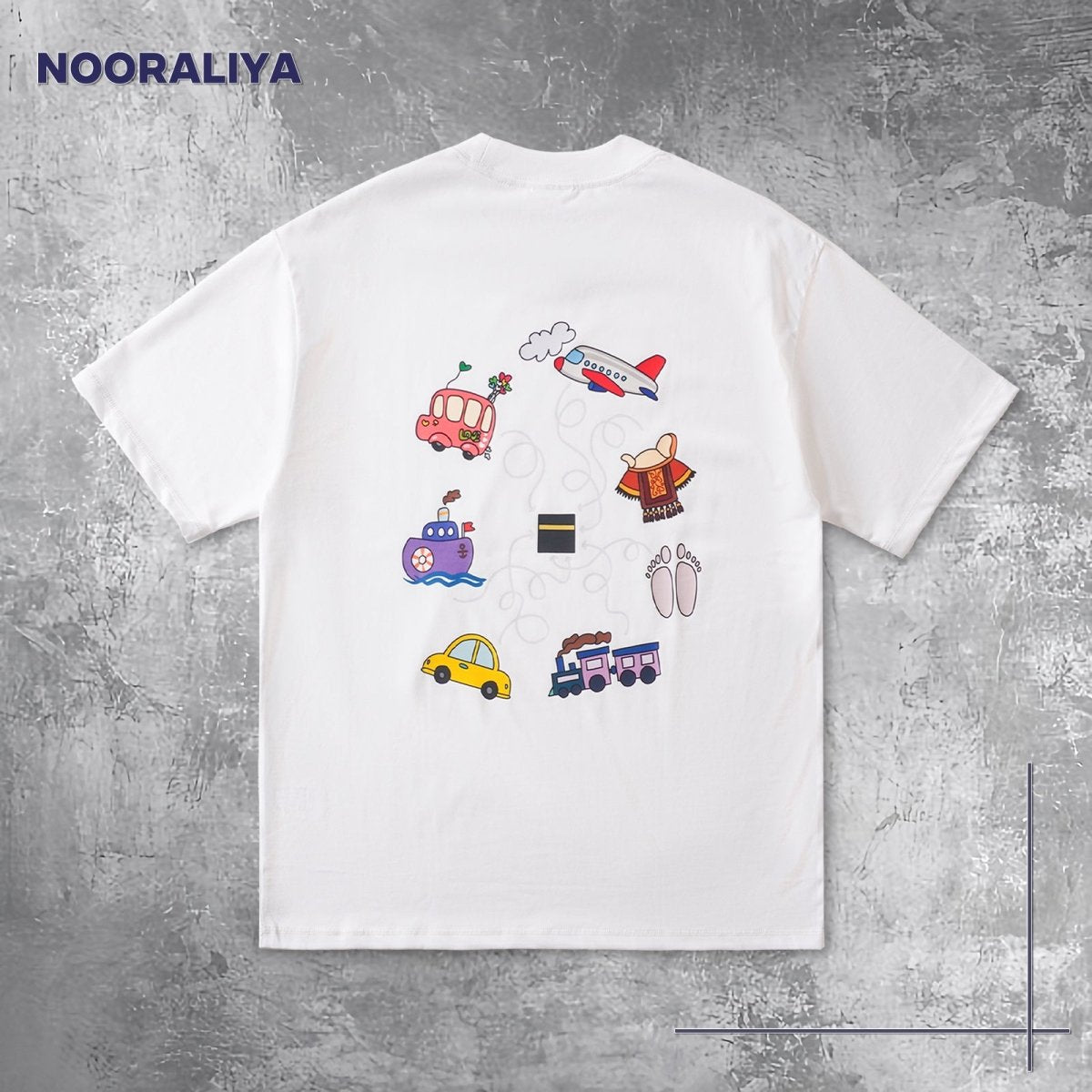 Islamic Style Artistic Design Short Sleeve T-Shirt Collection (MS182) - Mariam's Collection