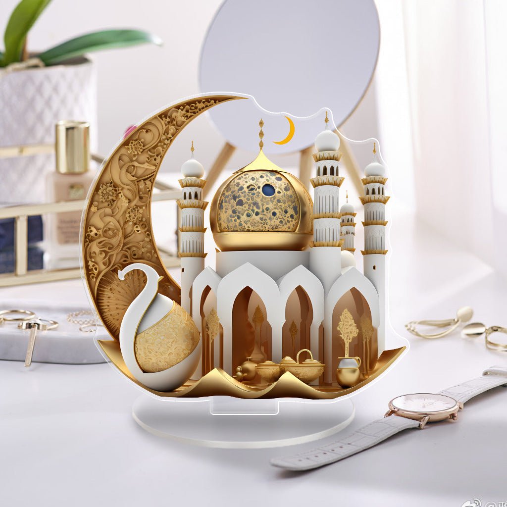 Islamic Style Mosque Acrylic Tabletop Decor (MAC386) - Mariam's Collection