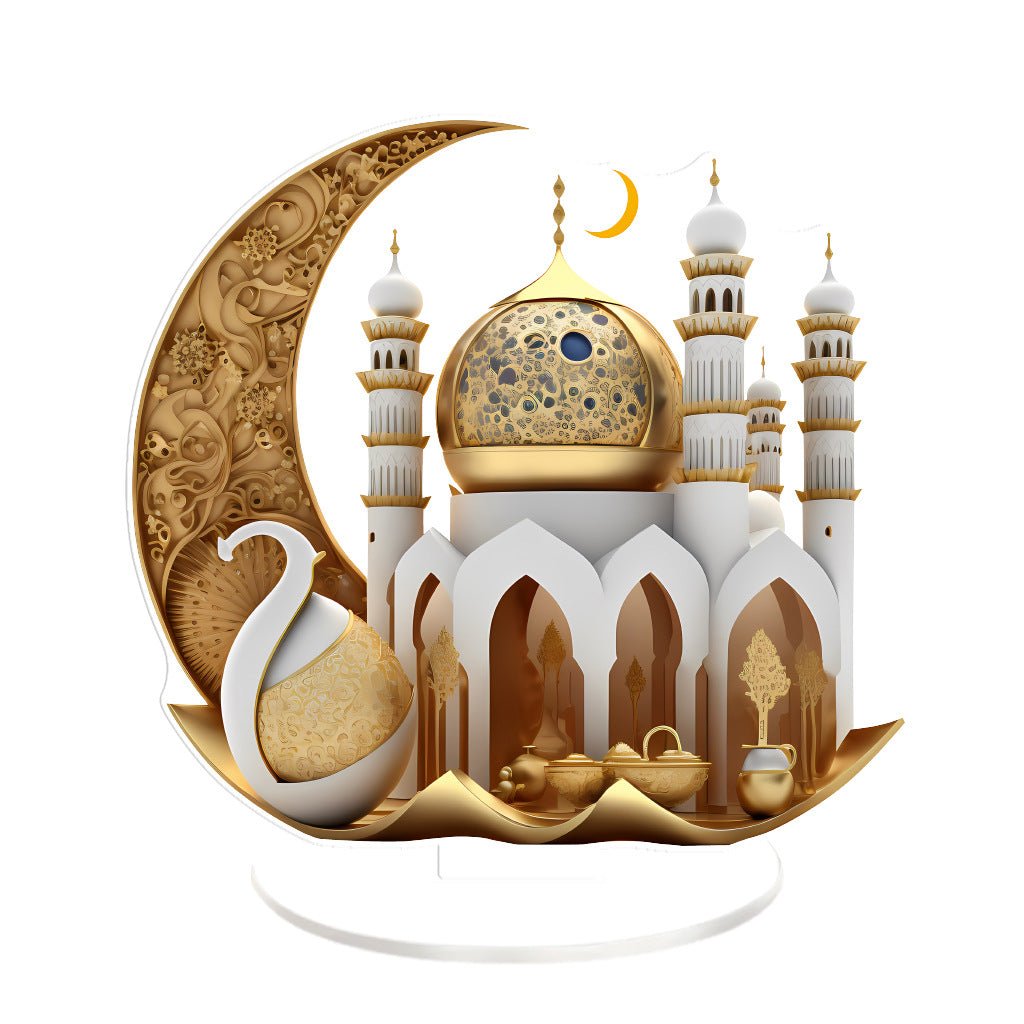 Islamic Style Mosque Acrylic Tabletop Decor (MAC386) - Mariam's Collection