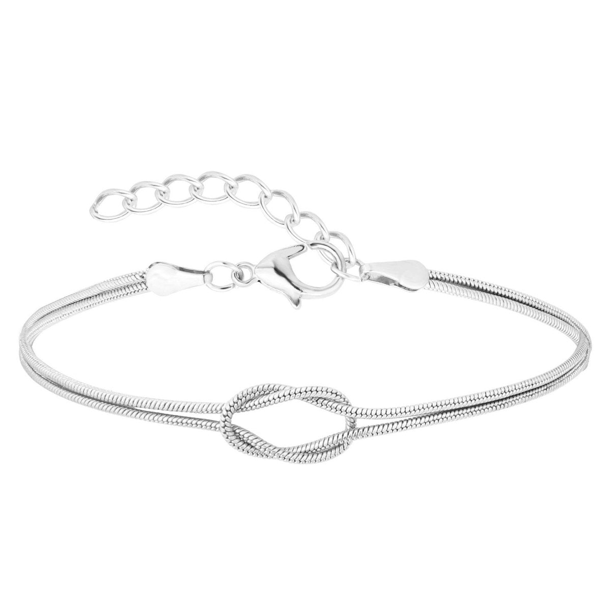 Knot Minimalist Statement Bracelet (MAC288) - Mariam's Collection