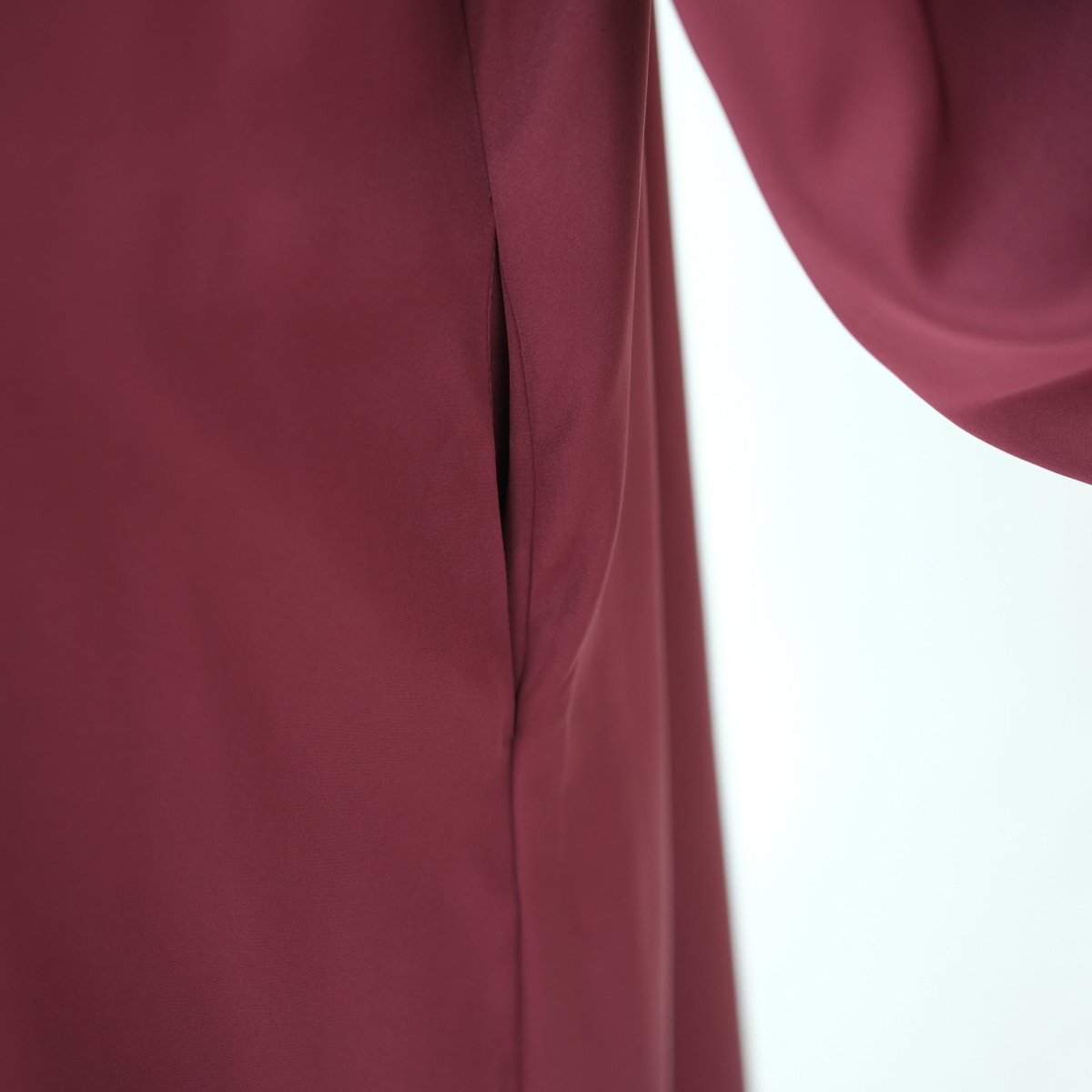 Lace-Trim Nida 3-Piece Abaya Set(MOA330) - Mariam's Collection