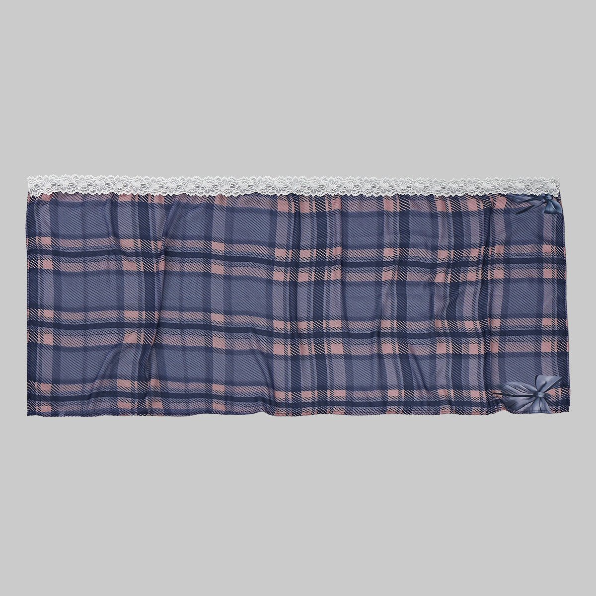 Lace Trim Print Hijab Shawl(MH224) - Mariam's Collection