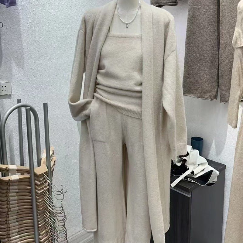 Lazy Style Three - Piece Knit Set(MS165) - Mariam's Collection