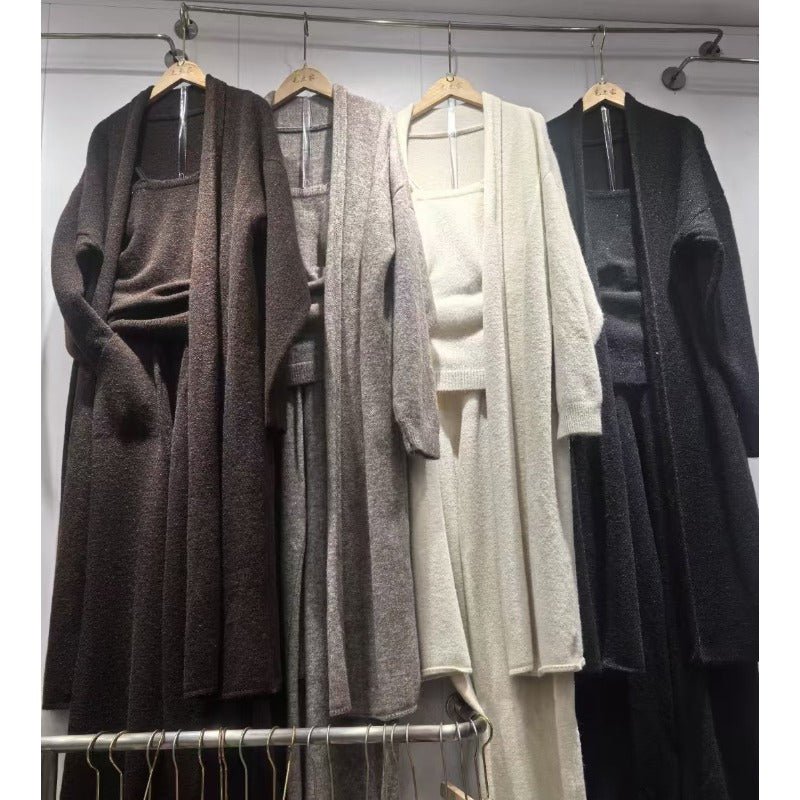Lazy Style Three - Piece Knit Set(MS165) - Mariam's Collection