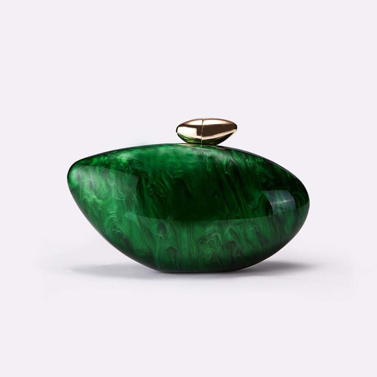 legant Marble Textured Pearlescent Bullet Acrylic Evening Clutch with Detachable Chain for Women(MAC256) - Mariam's Collection