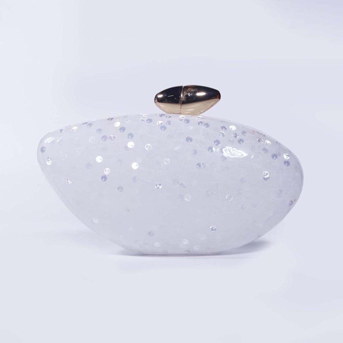 legant Marble Textured Pearlescent Bullet Acrylic Evening Clutch with Detachable Chain for Women(MAC256) - Mariam's Collection