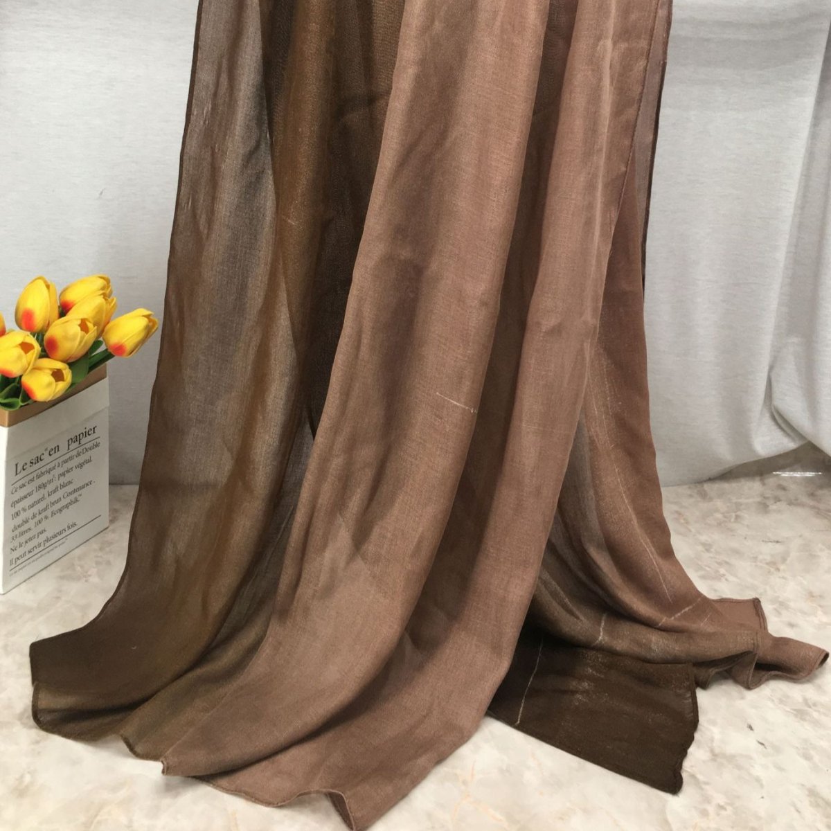 Lightweight Breathable Gradient Shawl Hijab (MH194) - Mariam's Collection