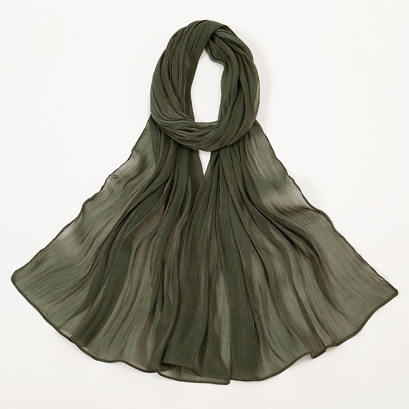 Lightweight Crepe Satin Scarf Elegance Hijab (MH160) - Mariam's Collection