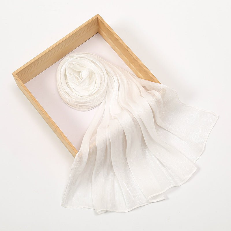 Lightweight Crepe Satin Scarf Elegance Hijab (MH160) - Mariam's Collection