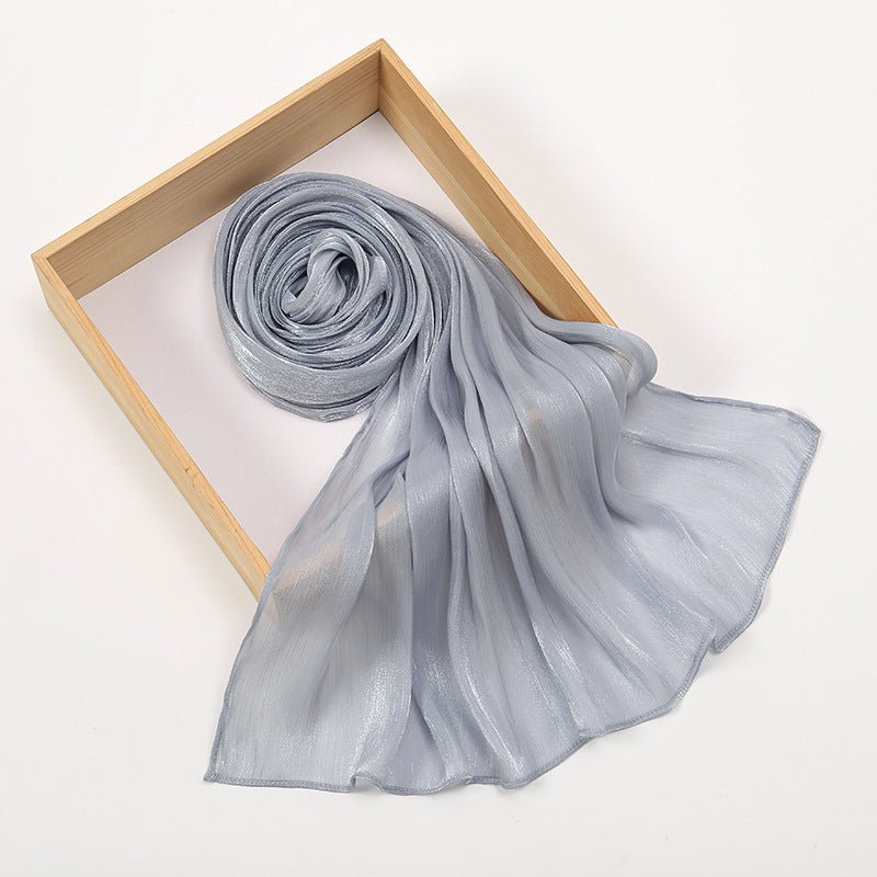 Lightweight Crepe Satin Scarf Elegance Hijab (MH160) - Mariam's Collection