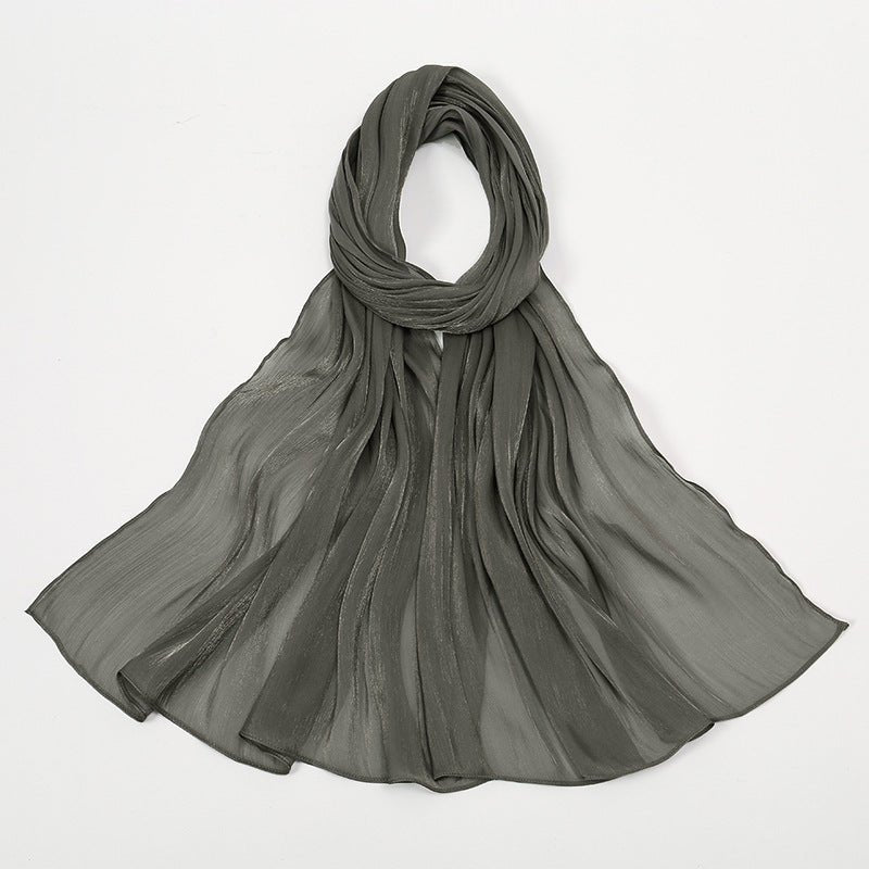 Lightweight Crepe Satin Scarf Elegance Hijab (MH160) - Mariam's Collection