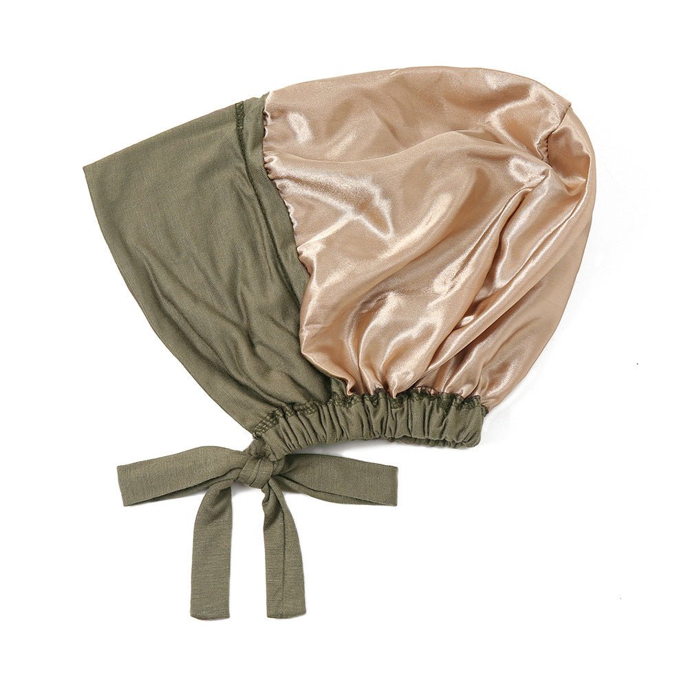 Lightweight Double Layered Satin - lined Undercap for Hijab - Comfortable and Breathable (MH023) - Mariam's Collection