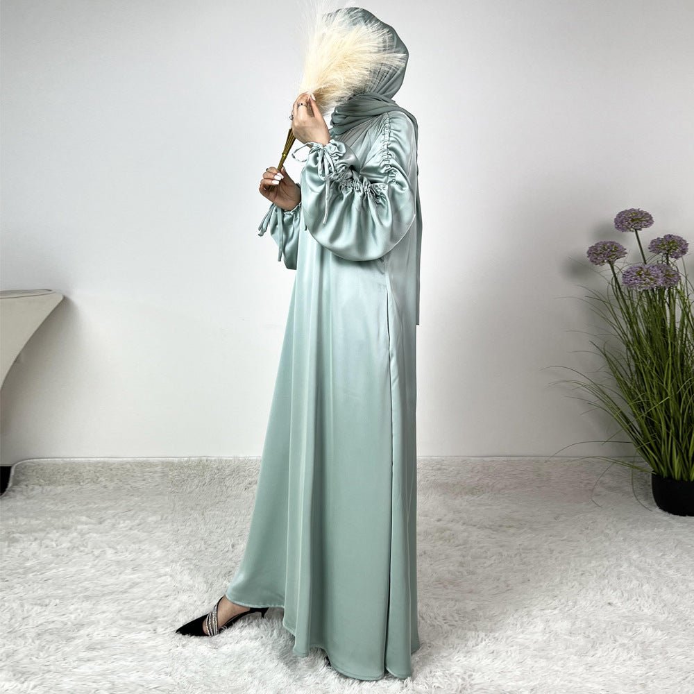 Loose Swing Adjustable Lantern Sleeve Abaya Dress. (MA167) - Mariam's Collection