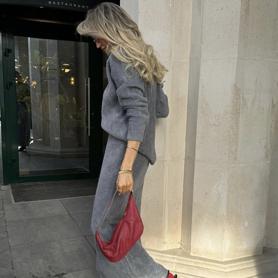 Luxe Fuzzy Sweater & Mermaid Skirt Set(MS192) - Mariam's Collection