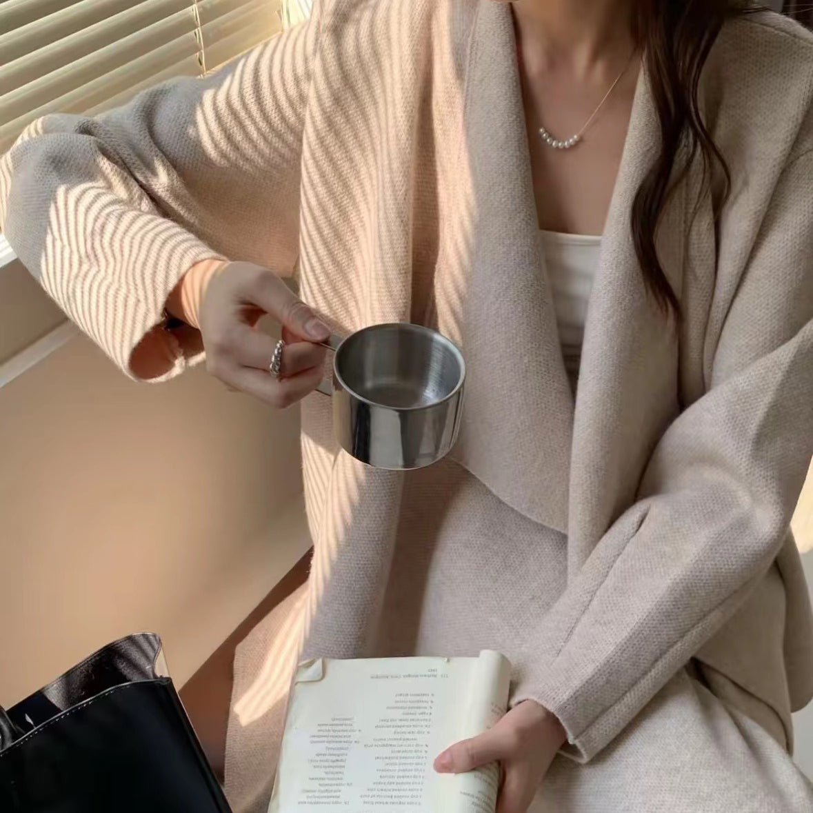 Luxe Knit Blazer & Wide - Leg Pants Set(MS197) - Mariam's Collection