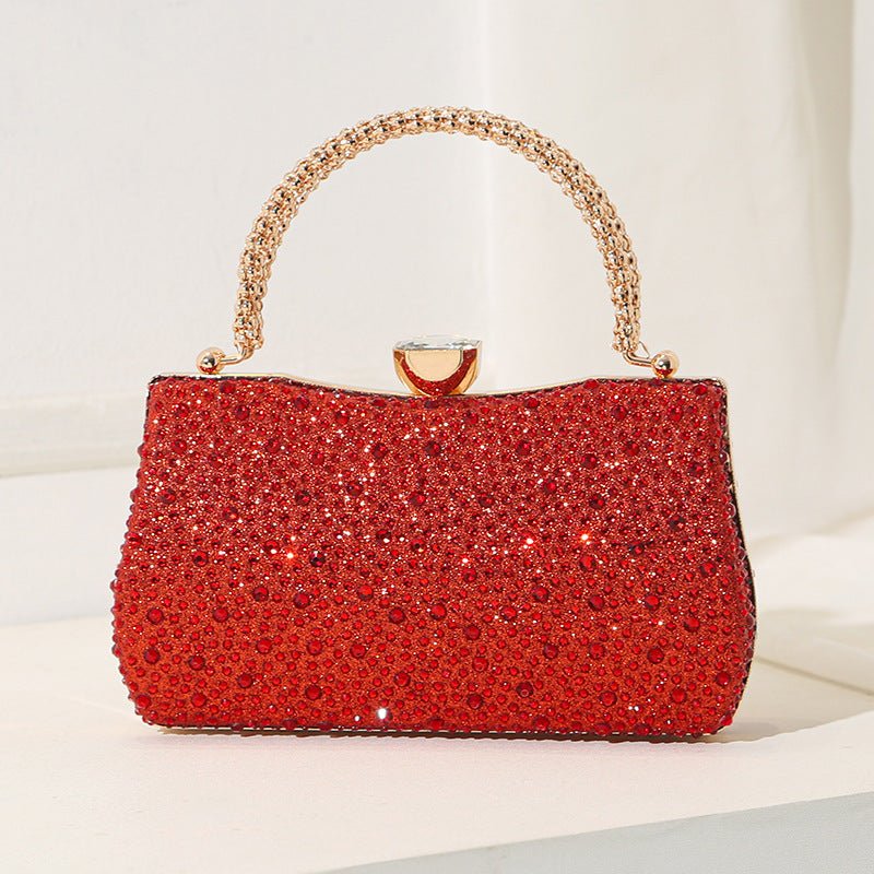 Luxurious Full Rhinestone Evening Clutch Bag - Elegant Sparkling Party Handbag & Shoulder Crossbody for Women(MAC489) - Mariam's Collection