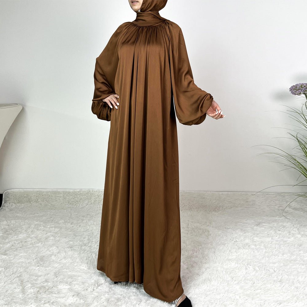 Luxury Lounge Lantern Sleeve Modest Swing Abaya. (MA168) - Mariam's Collection