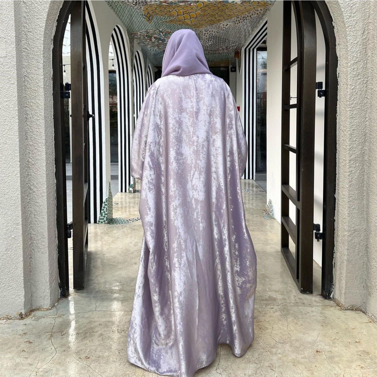 Luxury Modest Elegant Gown - Style Cardigan Abayas. (MOA164) - Mariam's Collection