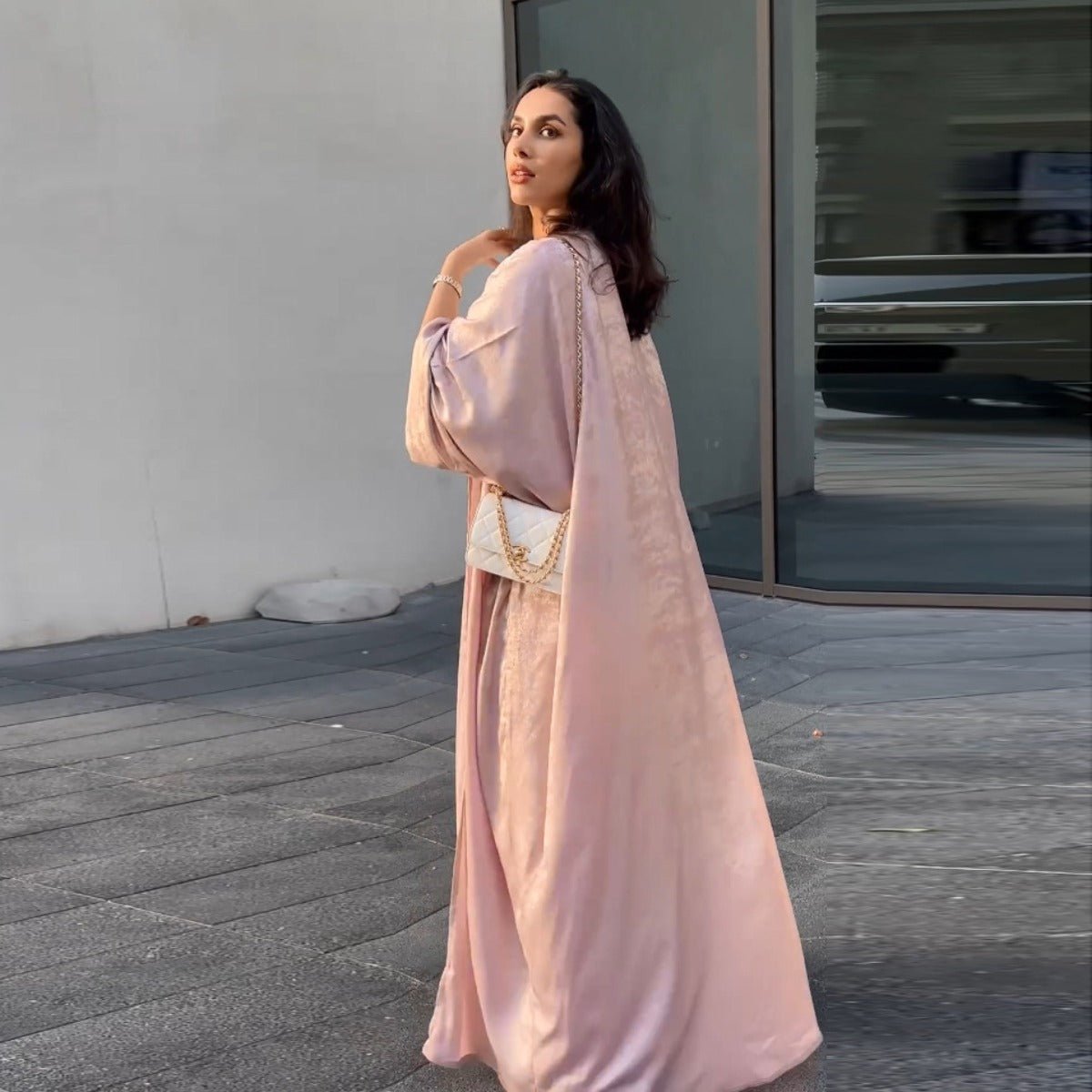 Luxury Modest Elegant Gown-Style Abaya (MOA164)