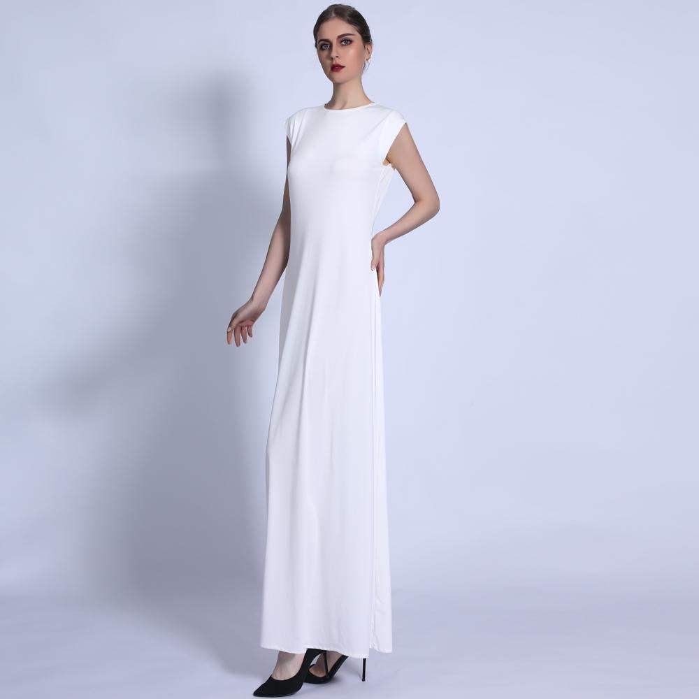 MA023 Sleeveless Jersey Slip Dress - Mariam's Collection