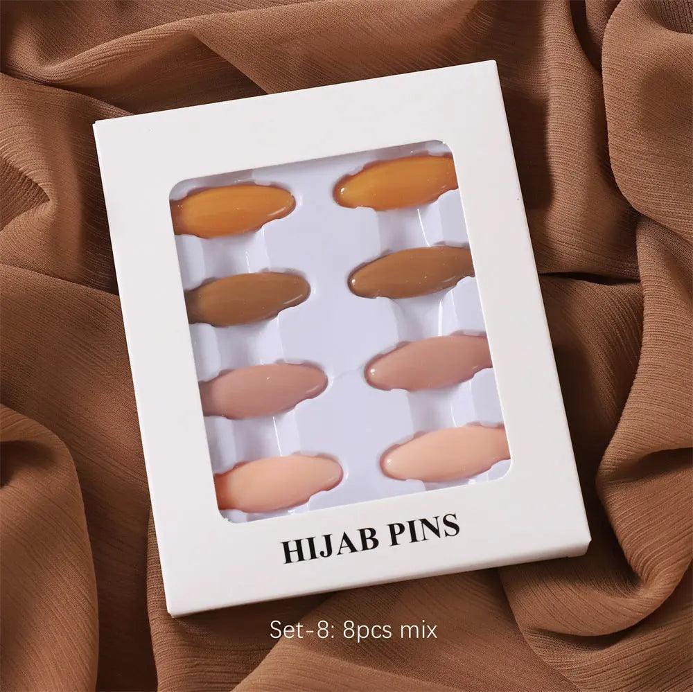 đ MAC008 Hijab pins, 8 pcs hijab pins (100% off) - Mariam's Collection