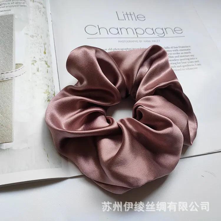MAC010 hijab scrunchies, silk hair ribbon - Mariam's Collection