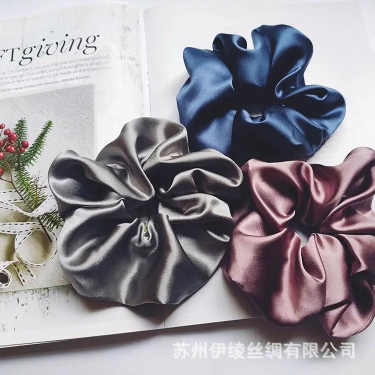 MAC010 hijab scrunchies, silk hair ribbon - Mariam's Collection
