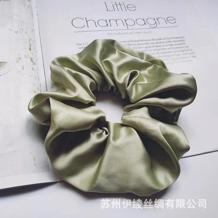 MAC010 hijab scrunchies, silk hair ribbon - Mariam's Collection
