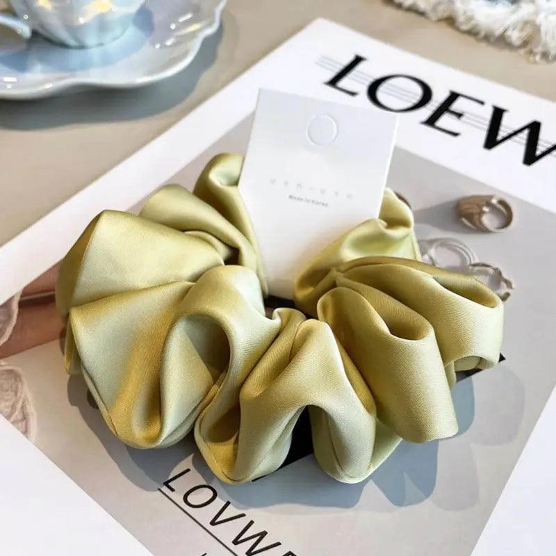 MAC011 hijab scrunchies,satin hair accessories - Mariam's Collection