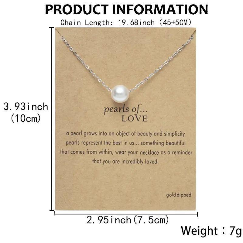 MAC042 freshwater pearl clavicle chain - Mariam's Collection