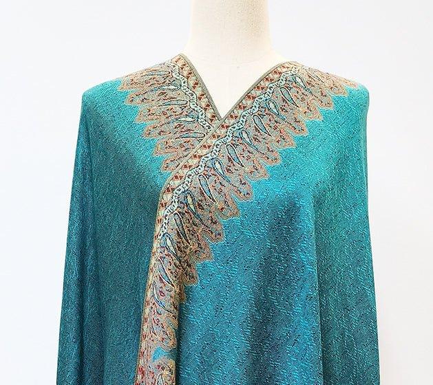 MAC044 Bohemian Style Multicolor Retro Jacquard Cashew Long Tassel Scarf - Mariam's Collection