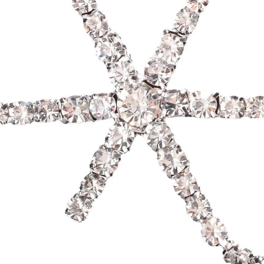MAC050 Rhinestone Chain Star Headpiece - Mariam's Collection