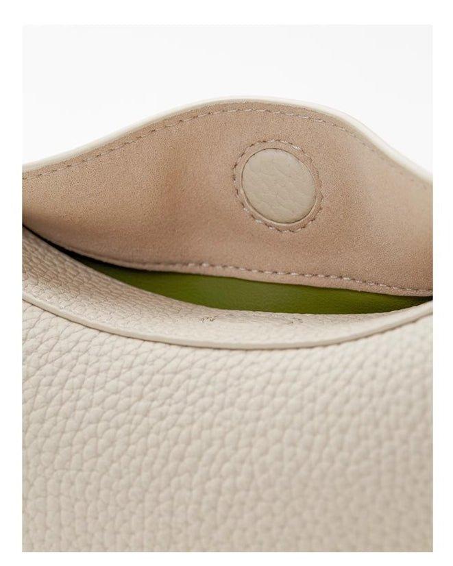 MAC069 Fashionable And Changeable Cowhide Moon Bag - Mariam's Collection