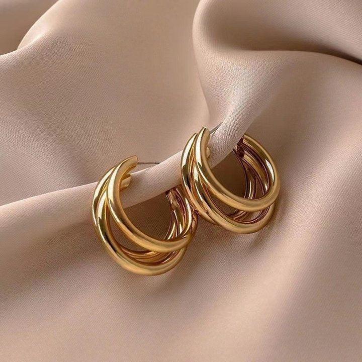 MAC097 French Style High - end Light Luxury Earrings - Mariam's Collection