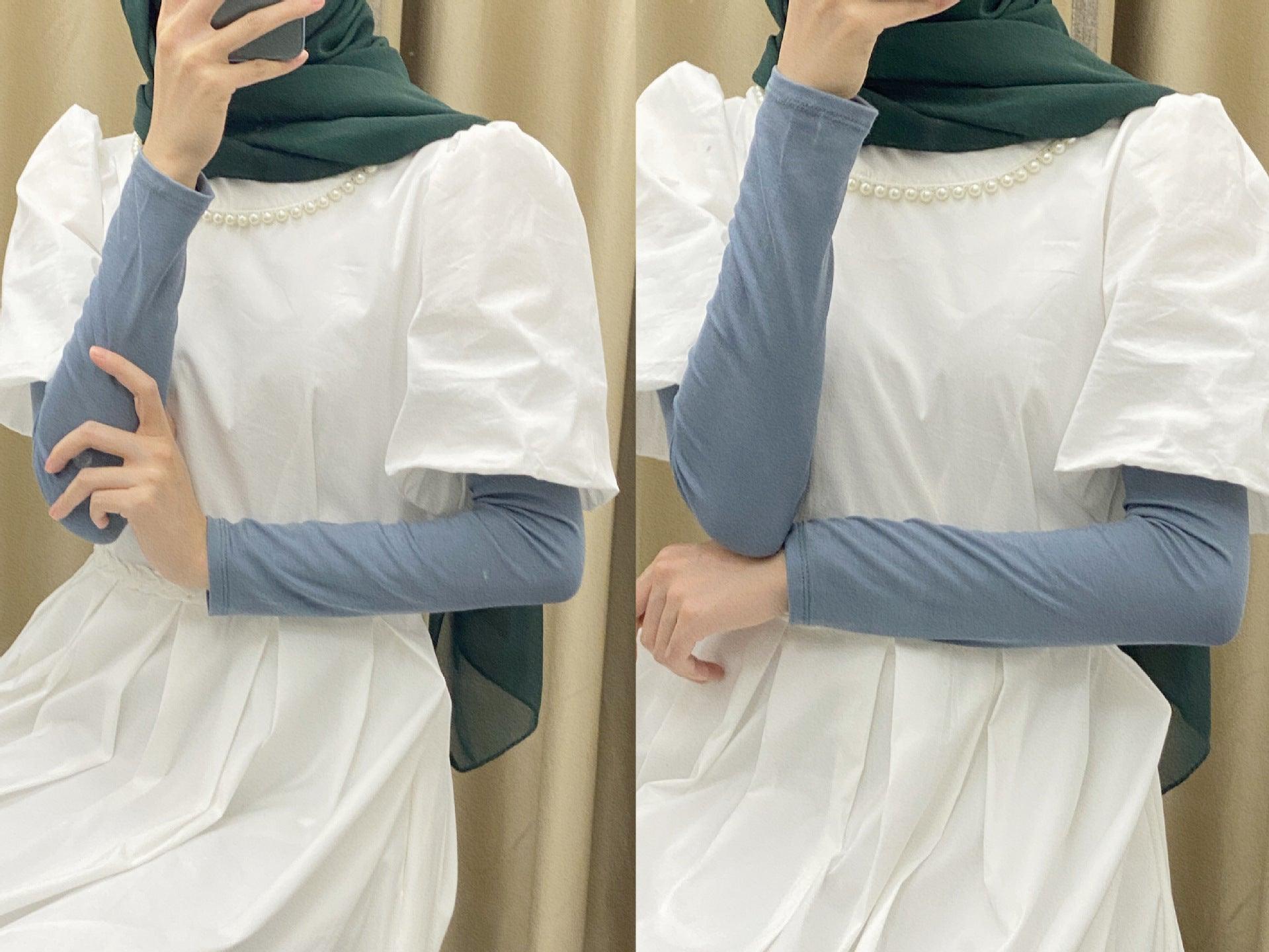 MAC120 Solid Color Modal Cotton Stretch Ice Sleeves - Mariam's Collection