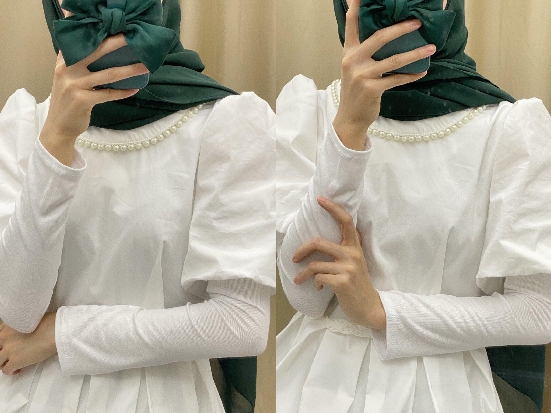 MAC120 Solid Color Modal Cotton Stretch Ice Sleeves - Mariam's Collection