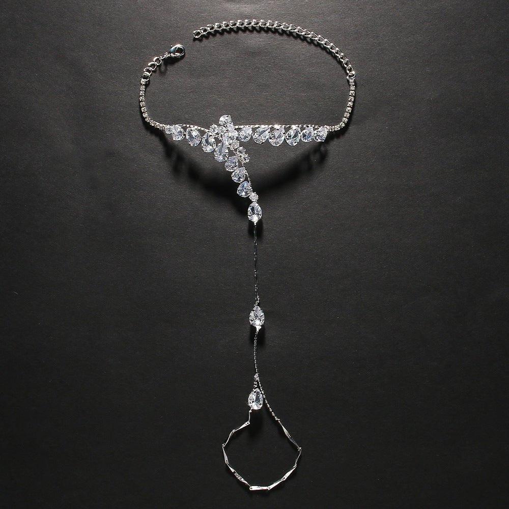 MAC131 Water Drop Zircon High - end Bracelet - Mariam's Collection