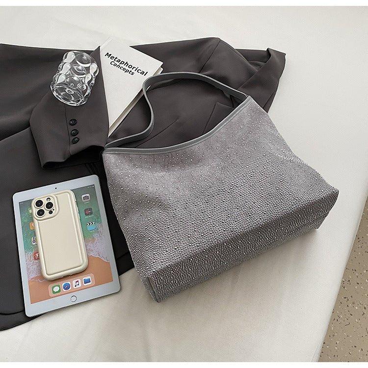 MAC142 Fashionable Bright Diamond Shoulder Tote Bag - Mariam's Collection