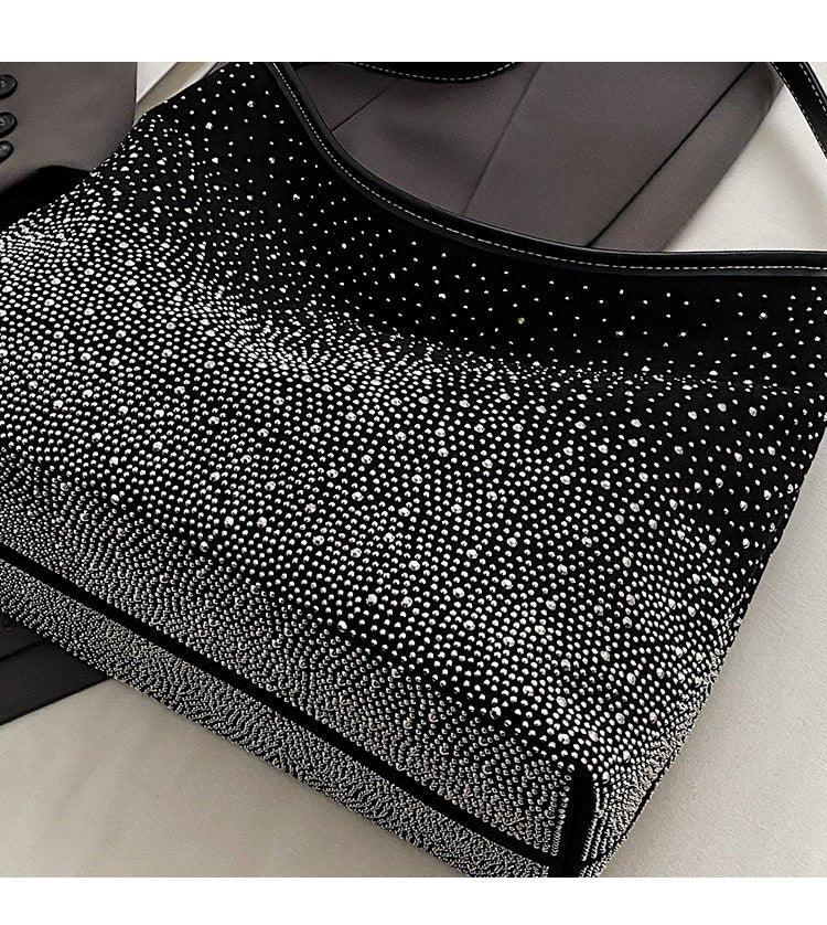 MAC142 Fashionable Bright Diamond Shoulder Tote Bag - Mariam's Collection