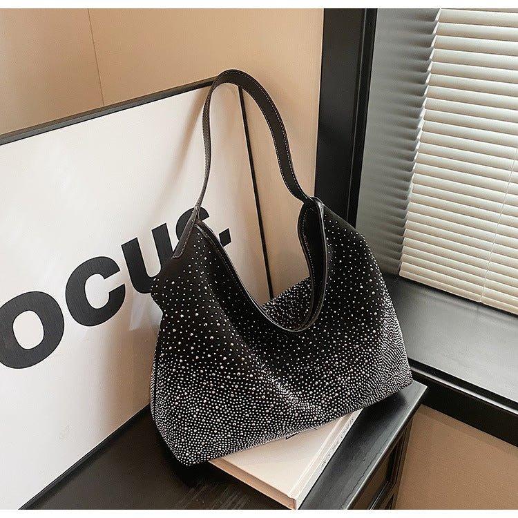 MAC142 Fashionable Bright Diamond Shoulder Tote Bag - Mariam's Collection