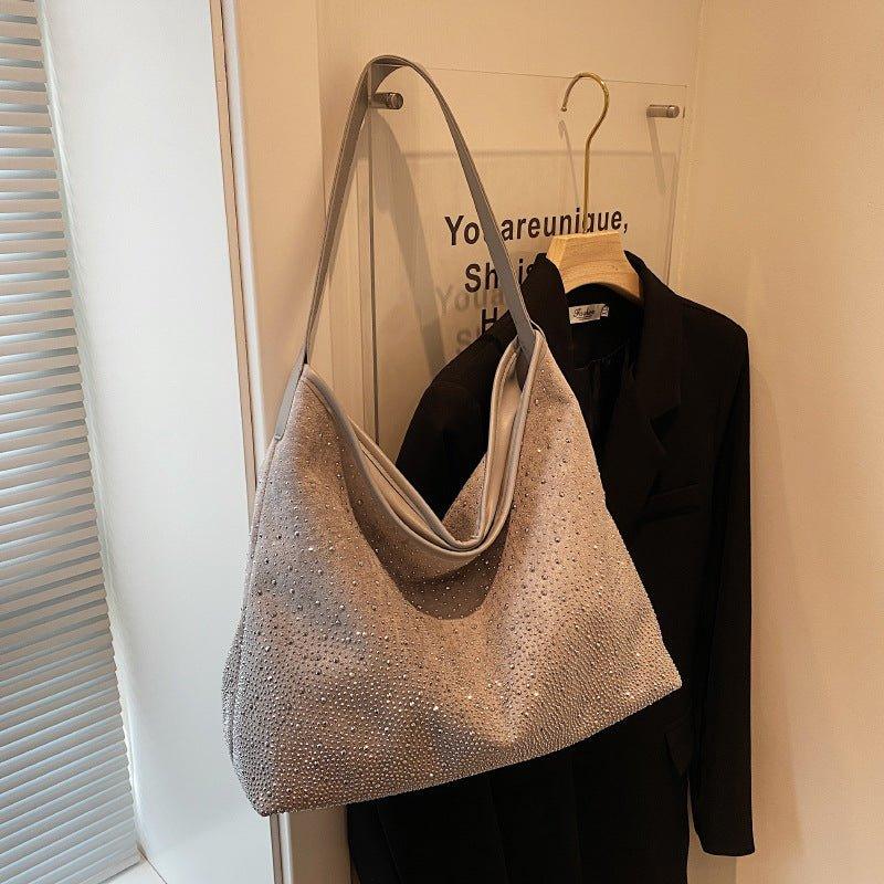 MAC142 Fashionable Bright Diamond Shoulder Tote Bag - Mariam's Collection