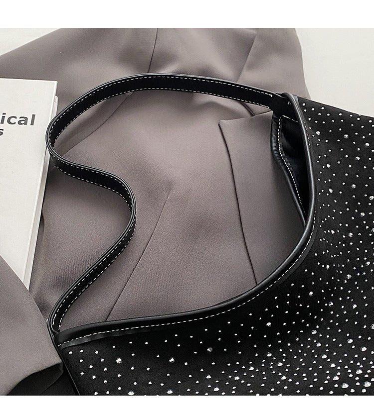 MAC142 Fashionable Bright Diamond Shoulder Tote Bag - Mariam's Collection