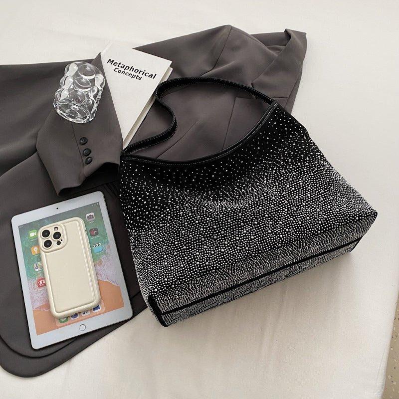 MAC142 Fashionable Bright Diamond Shoulder Tote Bag - Mariam's Collection